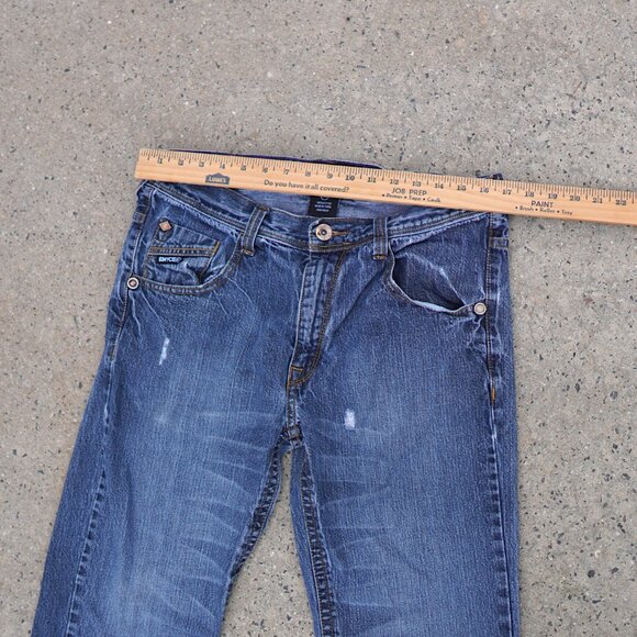 Vintage Y2K Enyce Low Rise Baggy Jeans Size 34 Light Wash Relaxed Fit - Picture 8 of 16